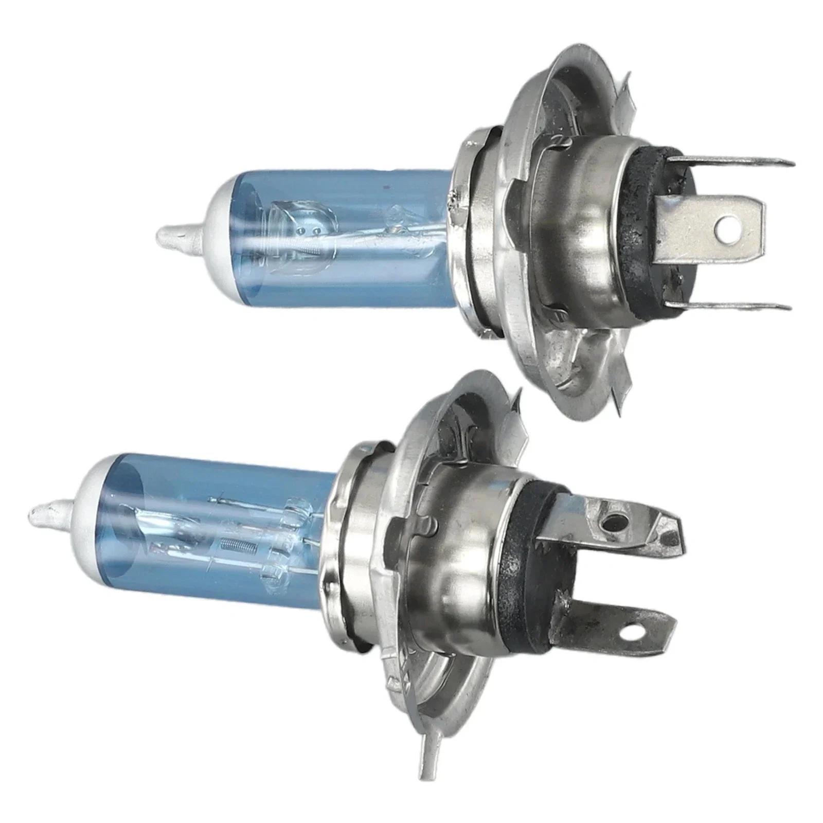 2pcs Car H4 Light DC 12V HB2 9003 Warm White12V 55W 6000K Bright Light Halogen Headlight Bulb Glass Tube Car Accessories China Mainland