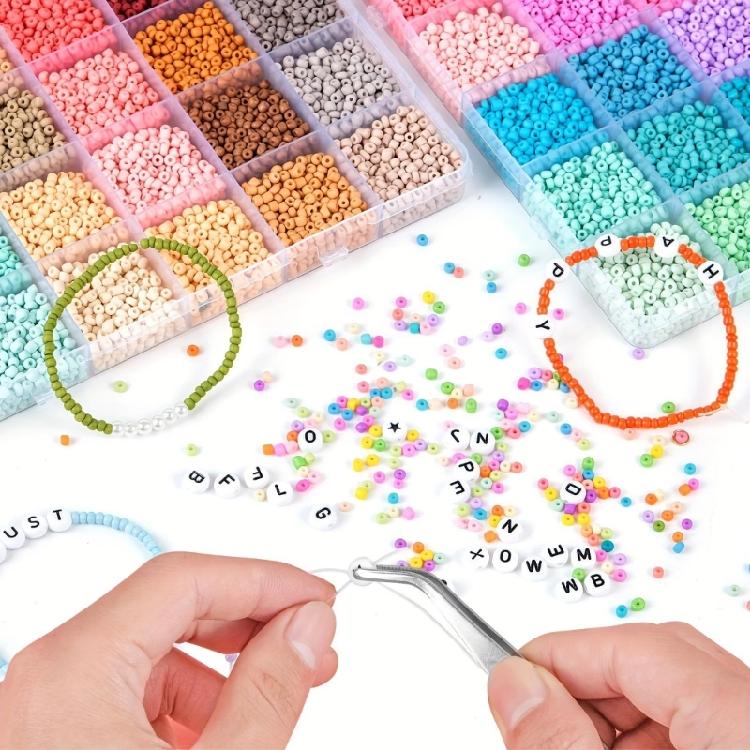 Beads Bracelet Making Kit Beads Jewelry DIYs Craft Handmade for Kids Adult