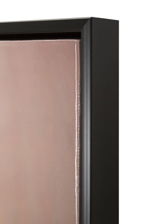 Lackiertes Wandbild mit Rahmen Hase mit Rahmen cm 62,5X2,8X62,5