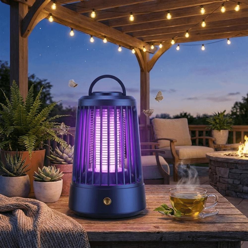 Electric Shock Electric Mosquito Lamp Portable Mosquito Killer Light Shock Bug Zapper Indoor