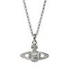 Vivienne WeStwood Women S Mini Bath Relief Necklace Silver 63020086 02p116