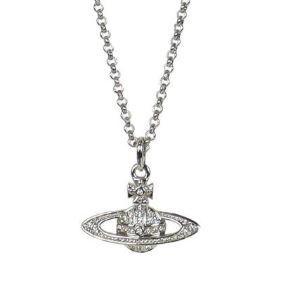 Vivienne WeStwood Kvinder S Mini Badeværelseslindrings Halskæde Sølv 63020086 02p116