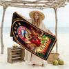 Fc Bayern München Poster Personalized Text Beach Towel High Absorbency & Quick-Dry Perfect for Traveling Yoga Camping and Swimming