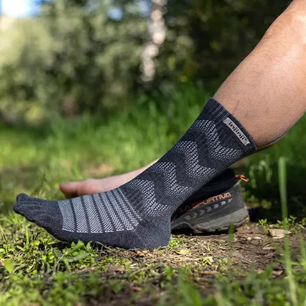 [Injinji] Injinji Outdoor Midweight Crew Wool 223670 Slate S