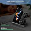 LJ-S80 Foldable Wireless Charger for Phone/Watch/Earbuds Magnetic Fast Charging Dock