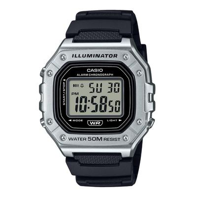 Ανδρικό Ρολόι Standard Ψηφιακό Λουράκι Ρητίνης Quartz W-218HM-7AV