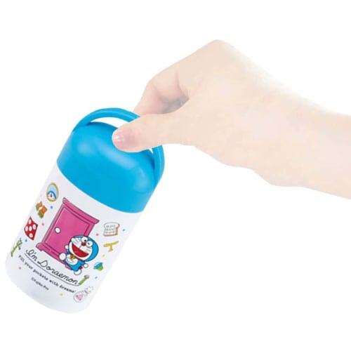 Skater Antibacterial Hand Towel Set with Case, Doraemon Line Design, Made in Japan, 32 x 30.5 cm (OA5AG-A)