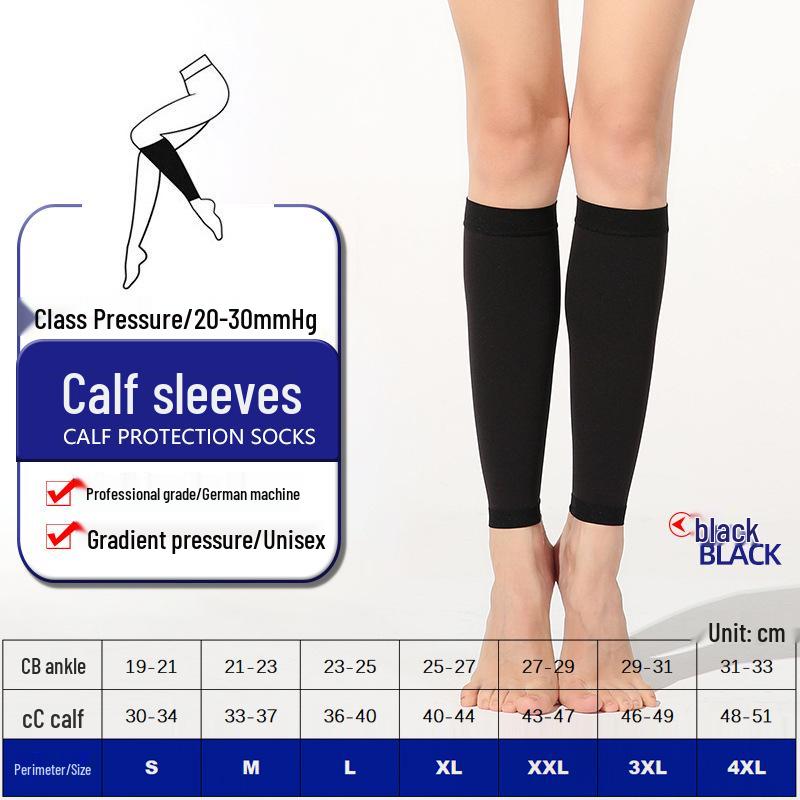 Unisex Skarpety Kompresyjne za Kolano i Rękawy na Łydki do Sportu