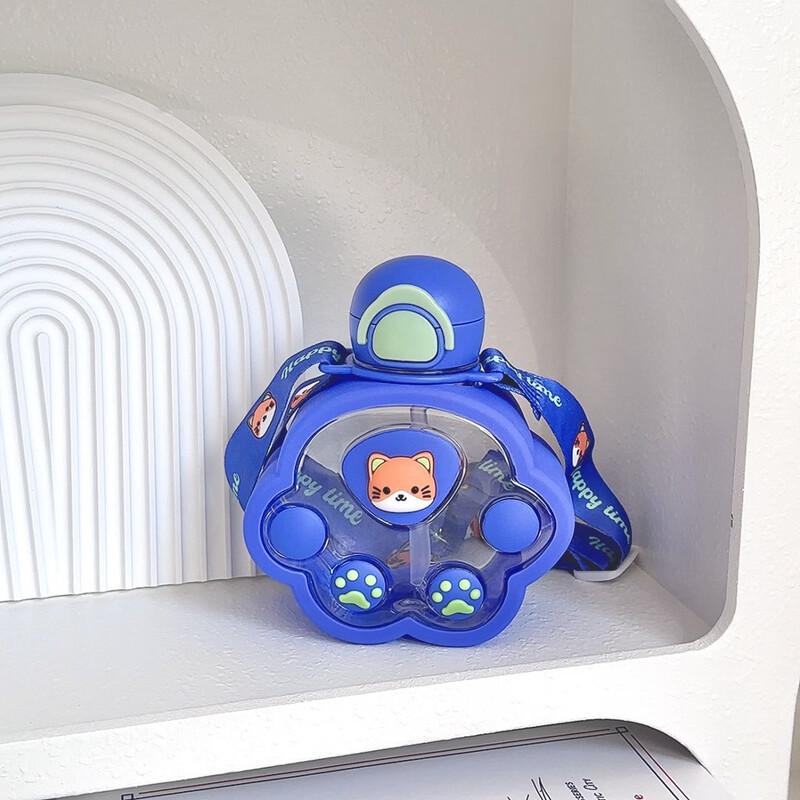 Shangqi Cat Paw Kids Straw Water Bottle