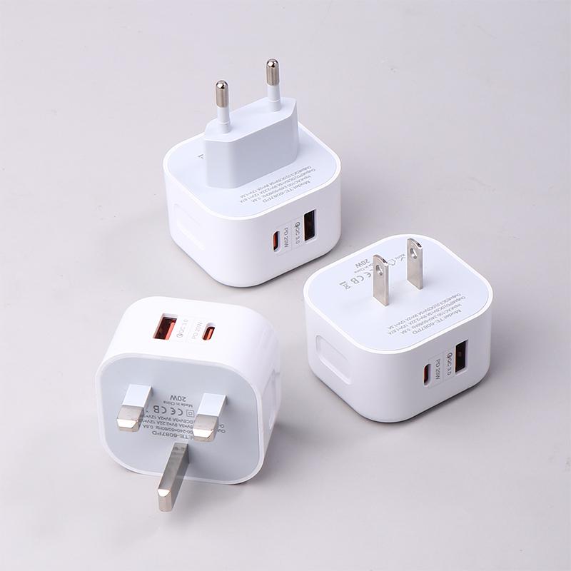 USB Type C Charger PPS Fast Charge Dual Port Fast Charging European And American Standard Head For Laptop