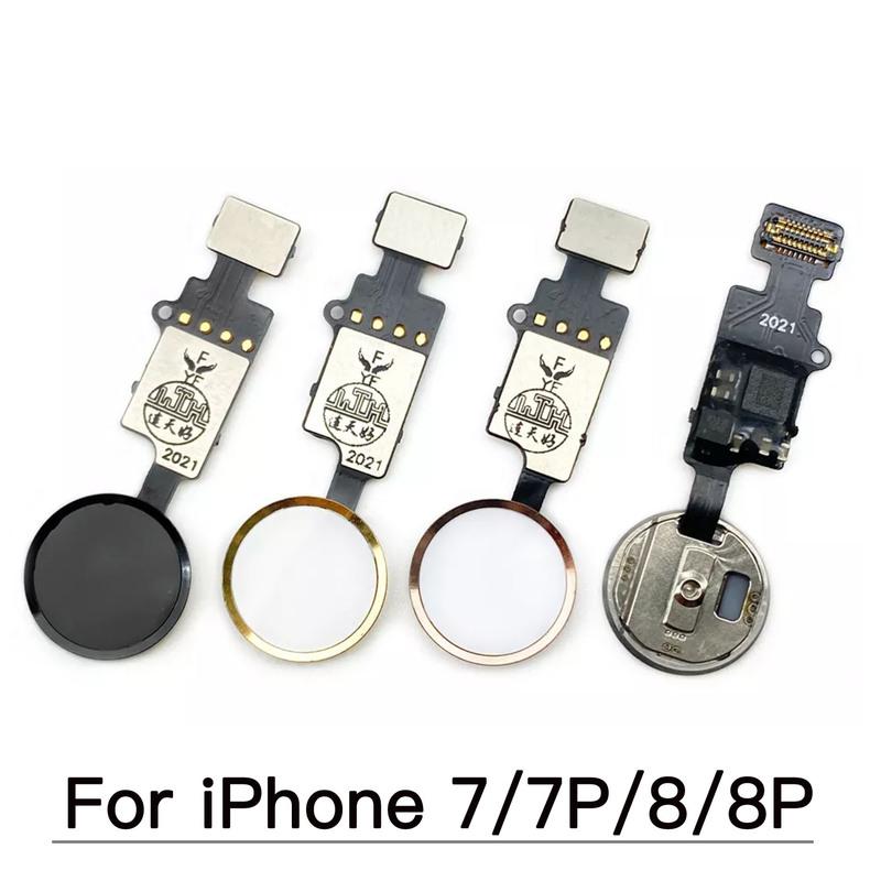 Inner LCD Parts Replacement For iPhone 7 8 Plus Front Camera Home Button Flex Cable Full Set Screws And Ear Speaker