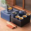 Portable Outdoor Travel Ceramic Tea Set