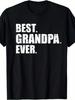 Best Grandpa Ever T-Shirt Super Soft And Breathable Fabric Casual Wear, Short Sleeves, Regular Fit,