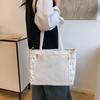 Single Badge Itabag Transparent Pocket Lace-up Shoulder Bag Creative Simple Itabag  Fans Supplies