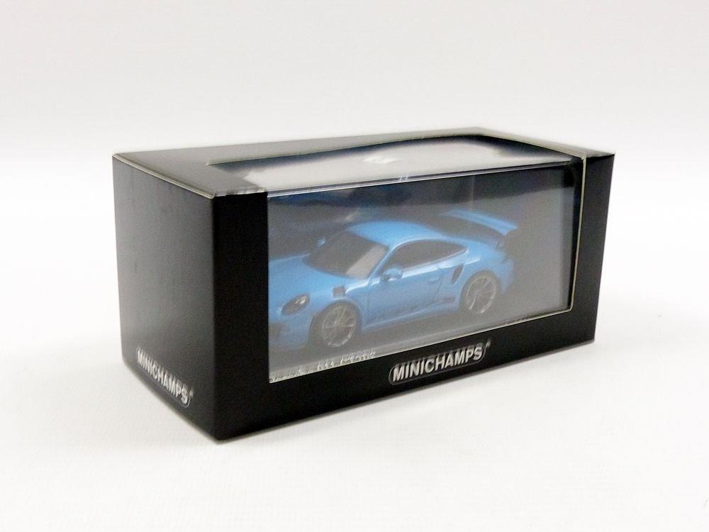 Minichamps Scale Porsche 911 GT3 RS 2014 Riviera Blue 1/43 (991)