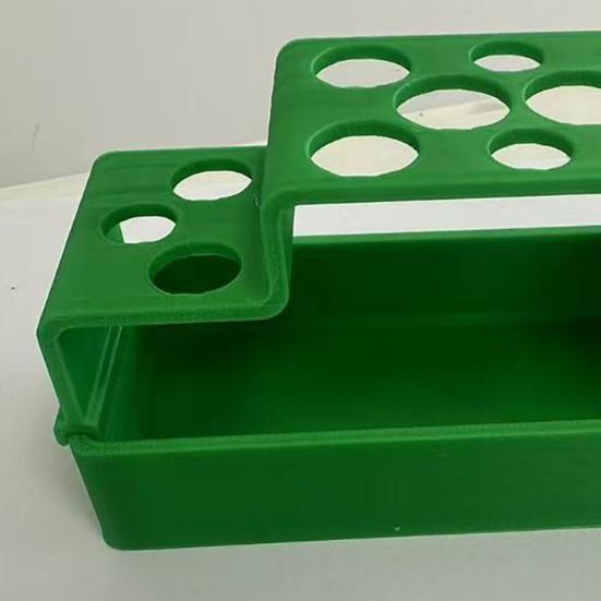 3D Printed Green Onion Planter 14 Holes Green Onion Hydroponic Regeneration Planter Holder Countertop Soilless Planting Box