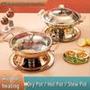 Naijiang 28cm Luxury Split Alcohol Stove Hot Pot