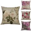 Vintage Flower Cotton Linen Cushion Cover Soft Decorative Pillow Case For Home Comfort