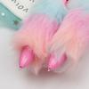 6-color-in-1 Rainbow Plush Ballpoint Pen 0.5mm Colorful Ink Writing Pen Cute Creative Stationery for Girl Kawaii School Supplies