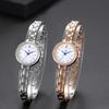 "Women's Analog Watch Bracelet Stylish Silver Alloy Band Fashion Accessory"