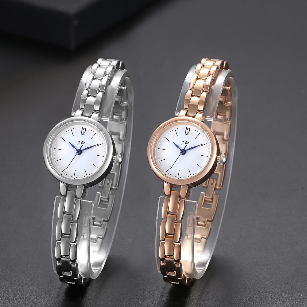 "Women's Analog Watch Bracelet Stylish Silver Alloy Band Fashion Accessory"