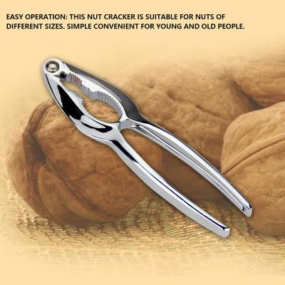 1pc Zinc Alloy Nutcracker Sheller Walnut Nut Cracker Quick Walnut Almond Pecan Nutcracker Kitchen Gadgets Tool Accessories