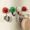 Non-Marking Suction Cup Hooks Round Head Kitchen Storage Hooks Wall Towel Hooks  for Home