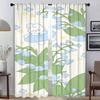 Cute Kitchen Curtains for Living Room Shades Window Curtain Home Interior Curtains 2 Pieces Tulle for Bedroom Partition Blackout