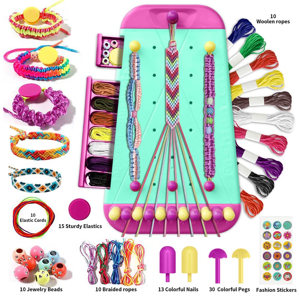 Children's Craft Loom Bracelet Maker Friendship Bracelet Making Kit