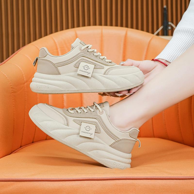 Little White Shoes Women's Spring New Ins Trendy Girl Student Platform Sports Shoes Versatile Casual Shoes