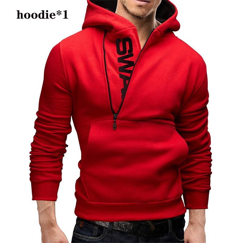 2025 Muscle новая толстовка с длинными рукавами для фитнеса и спорта мужская осенне-зимняя для отдыха бега тренировок свободная молодежная куртка с капюшоном S красный 1479₽