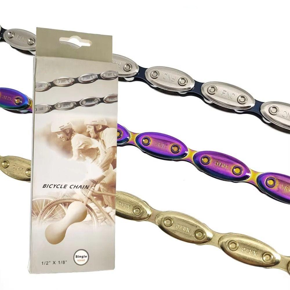 1/2 X1/8 Bicycle Olive Chain 100 Link Single Speed Chain Heavy Duty Bicycle Chain Bicycle Parts
