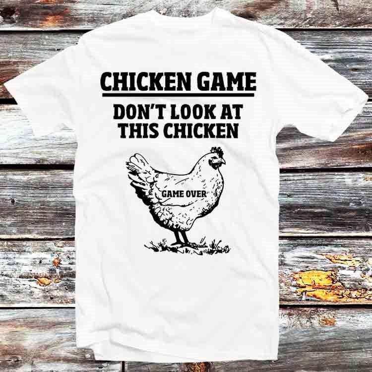 

Dont Look At The Chicken Wasted Game Over T Shirt B631 L