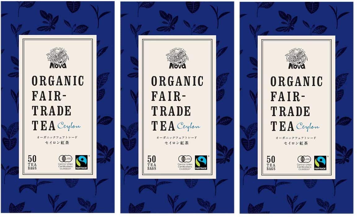 

NOVA Organic Black Ceylon Tea Tea Bag 1 Box x 50 x 3 (2g Bags)