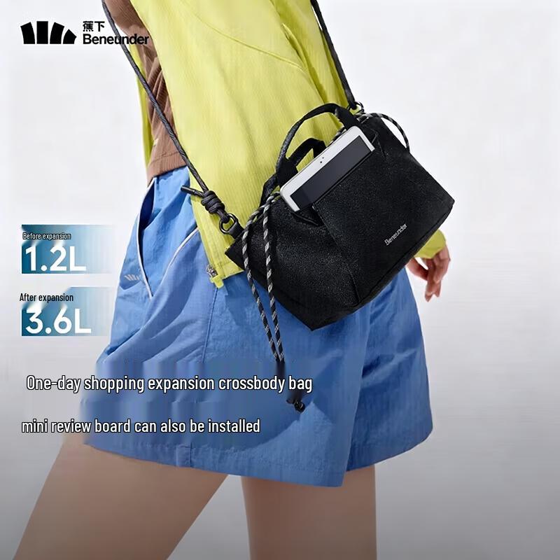 Beneunder Ultralight Expandable Mini Crossbody Tote Bag Mini