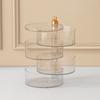 New Year's Home Living Room Candy Box High-end Light Luxury Transparent Dried Fruit Plate New Year's Nut Snack Storage Box