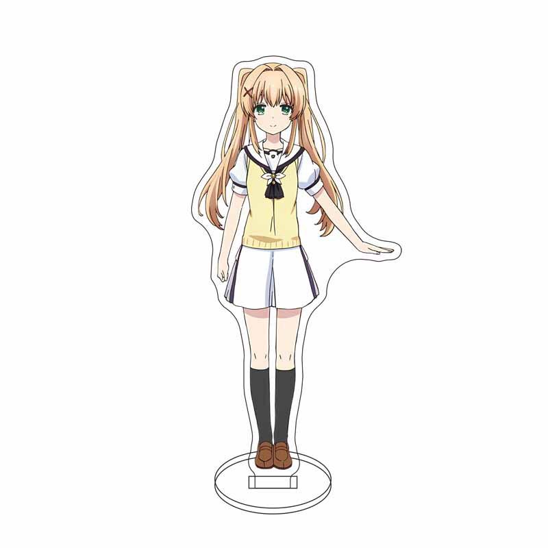 Summer Pockets Japanese Anime Peripherals Naruse Shiroha/Sorakado Ao Acrylic Stand Collectible Table Ornaments Creative Gifts