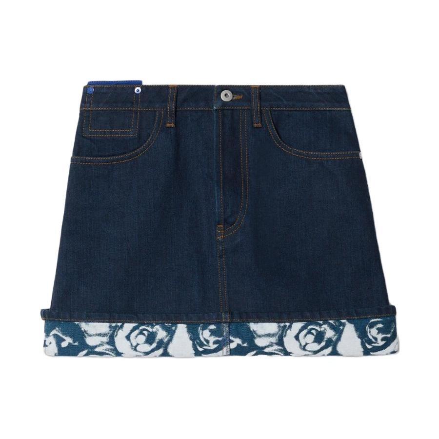 Burberry Japanese denim miniskirt Women's 80809211