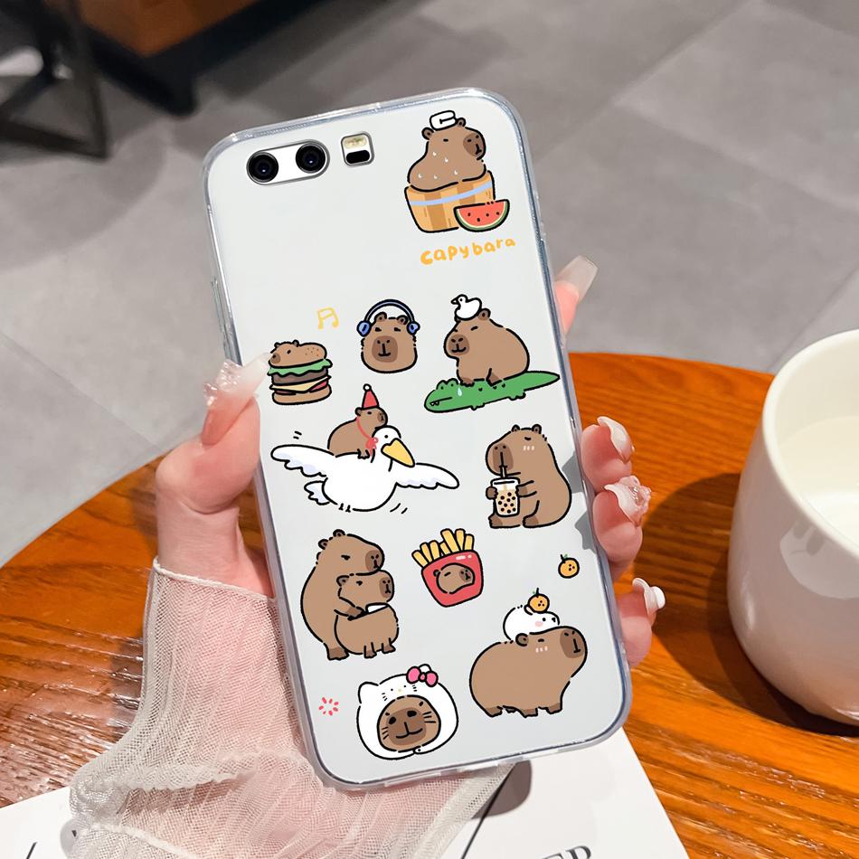 Per Huawei P10 Lite P10 Plus Custodia per Telefono Stile Casual Fantasie Silicone Morbido TPU Trasparente Leggera Copertura Per Huawei P 10+ Funda