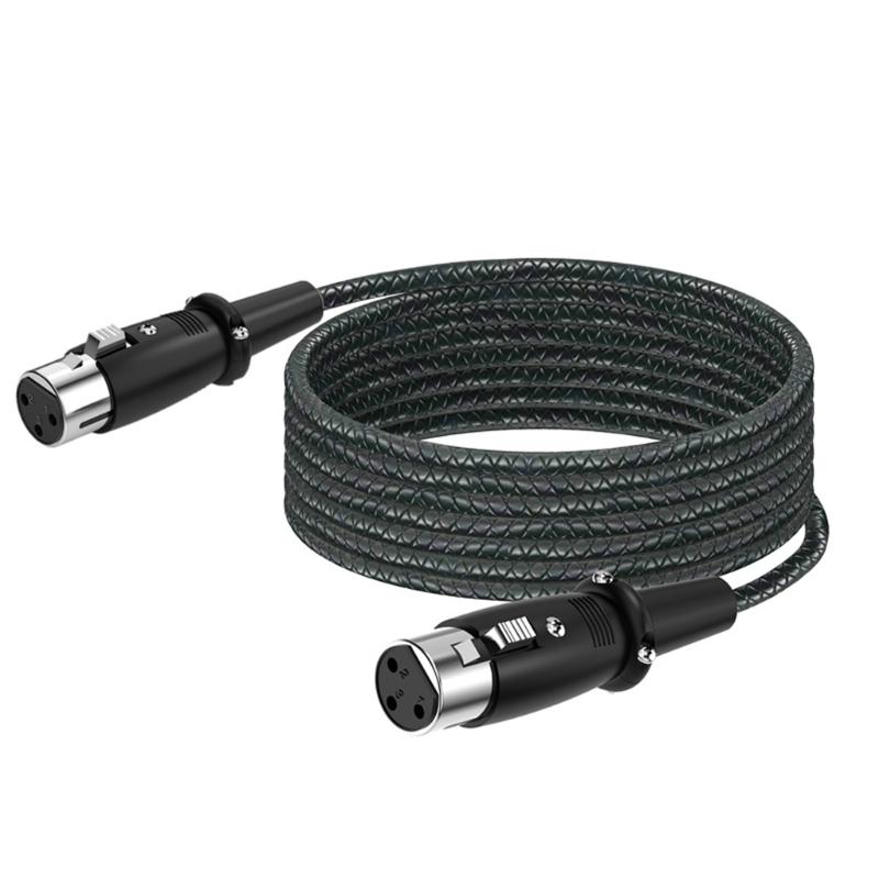 Professional 3Pin Microphone Cable Female to Female For Studio Recording Live Sound Equipment Microphone Accessories
