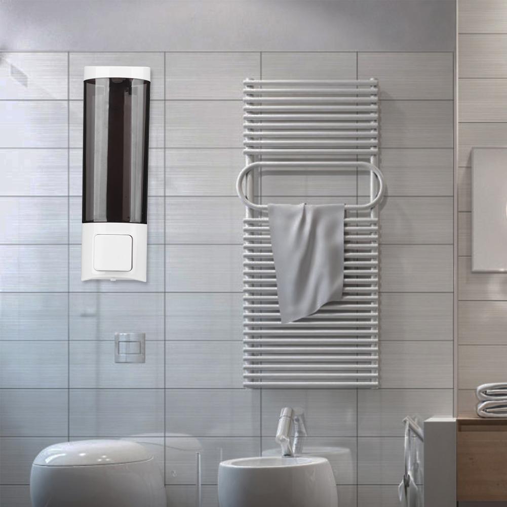 200ml Single‑Head Manual Soap Dispenser Kitchen Bathroom Wall Mounted Soap Container for Liquid Shampoo