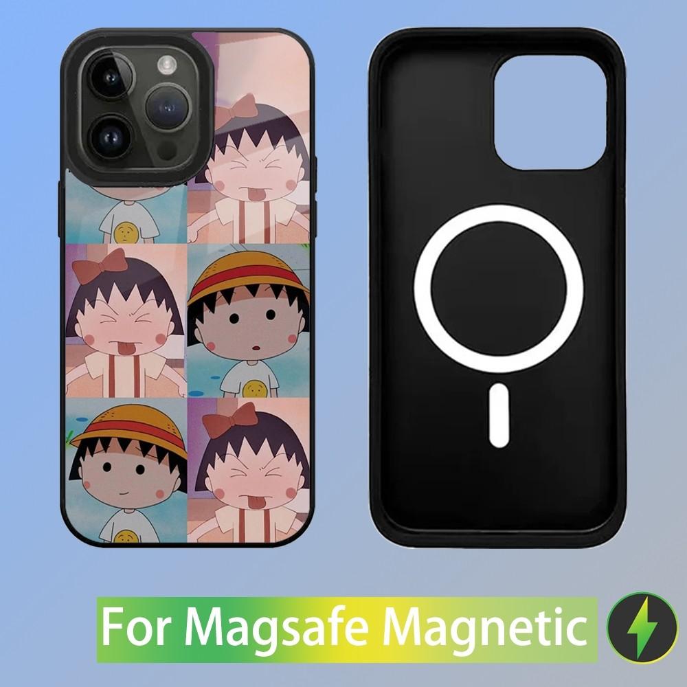 

Anime Catoon C-Chibi M-Maruko Phone Case For iPhone 15,14,13,12,11,Plus,Pro,Max Mini Magsafe Magnetic Wireless Charging iPhone15