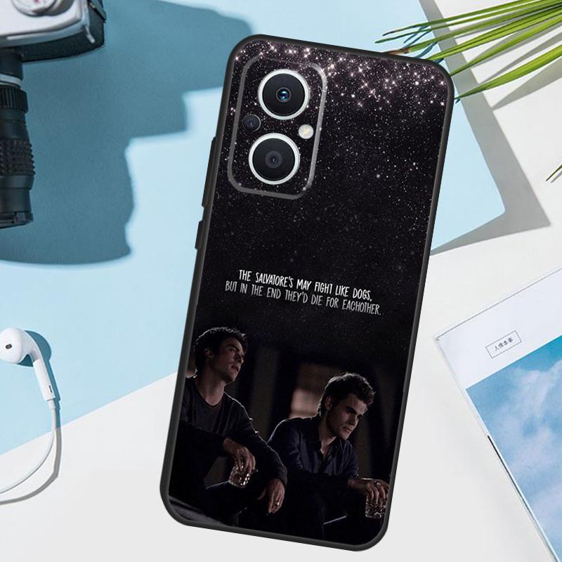 Vampire Diaries Damon Salvatore Cover For OPPO Reno 7 8 Lite 10 12 13 14 Pro 11 F 12F 13F 14F OPPO Find X8 X5 X6 X9 Pro Case