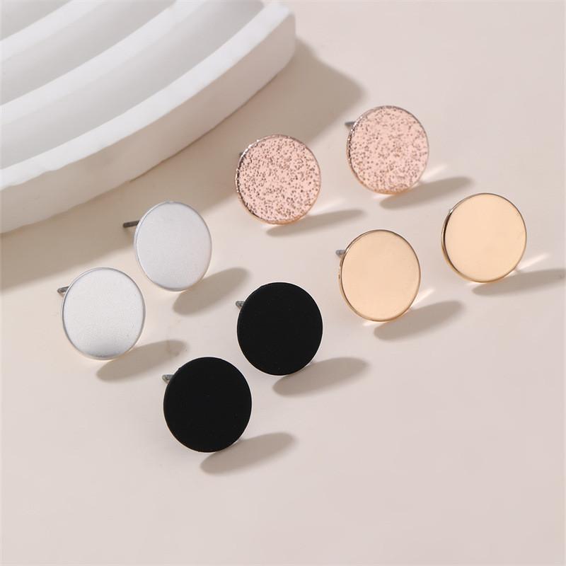 Autumn Casual Fabric Earrings With Resin Dangle For Women Fashion