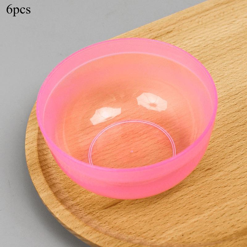 6 Stück Schönheitsmaskenschale Kunststoff Kleine Schale DIY Maskenmischschale Schönheitssalonwerkzeuge Schönheitsschale Schönheitszubehör Schönheitswerkzeuge