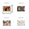 2PCS Oil-Proof Dining Table Mat Rectangular Coffee Cup Mats Washable Heat-Insulating Mat  Kitchen