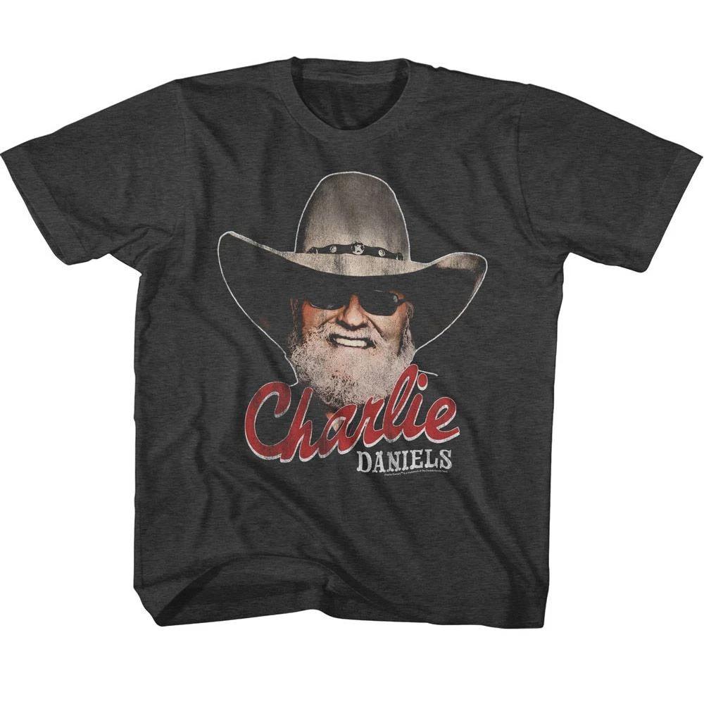 Charlie Daniels Band Smiling Vintage Smoke Music  Children s T-shirt 110
