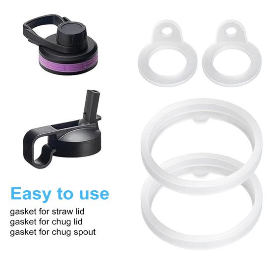 16Pcs Silicone Seal Ring with Tweezer for Thermoblast 24-64oz BPA-Free Part O Ring for Thermoblast Bottles Leakproof Replacement Accessories