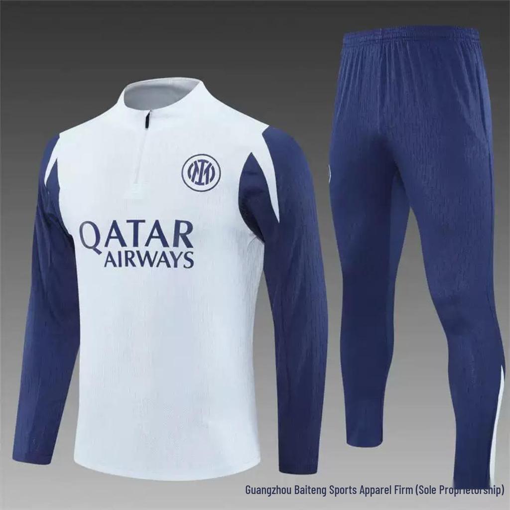 New Real Madrid Vs. Barcelona Adult Match Jersey and Training Suit Set 2526