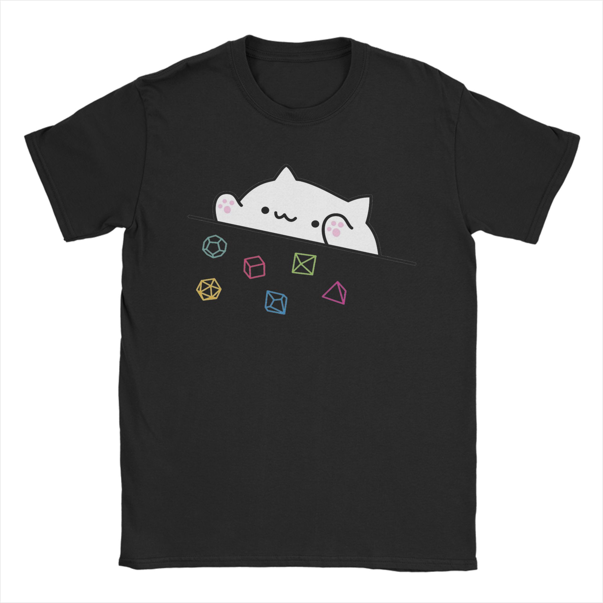 DnD Game Unisex T Shirt Awesome Tee Shirt Short Sleeve Crew Neck TShirt Pure Cotton Classic Clothing XL